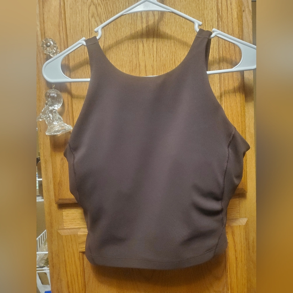 LULULEMON Align High Neck Tank-Java-Sz 8